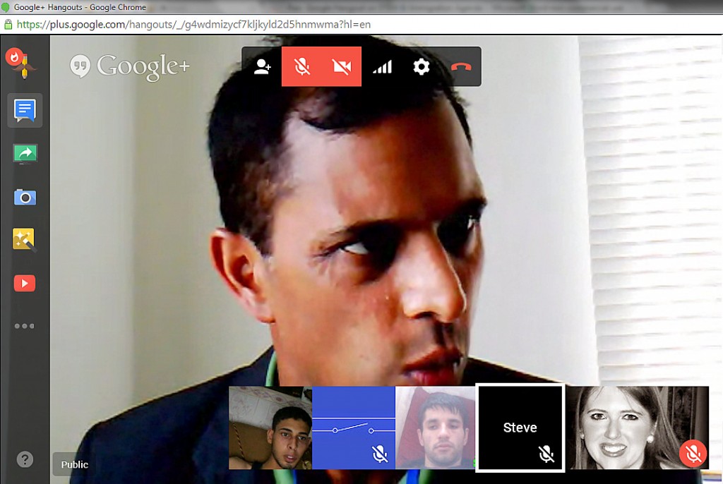 Many citizens were interested in this Hangout topic!